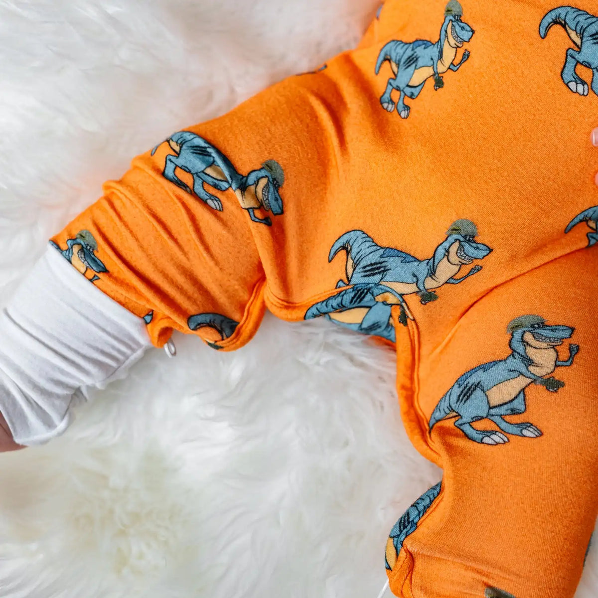 Dangerous Dino Infant Zippie Pajamas