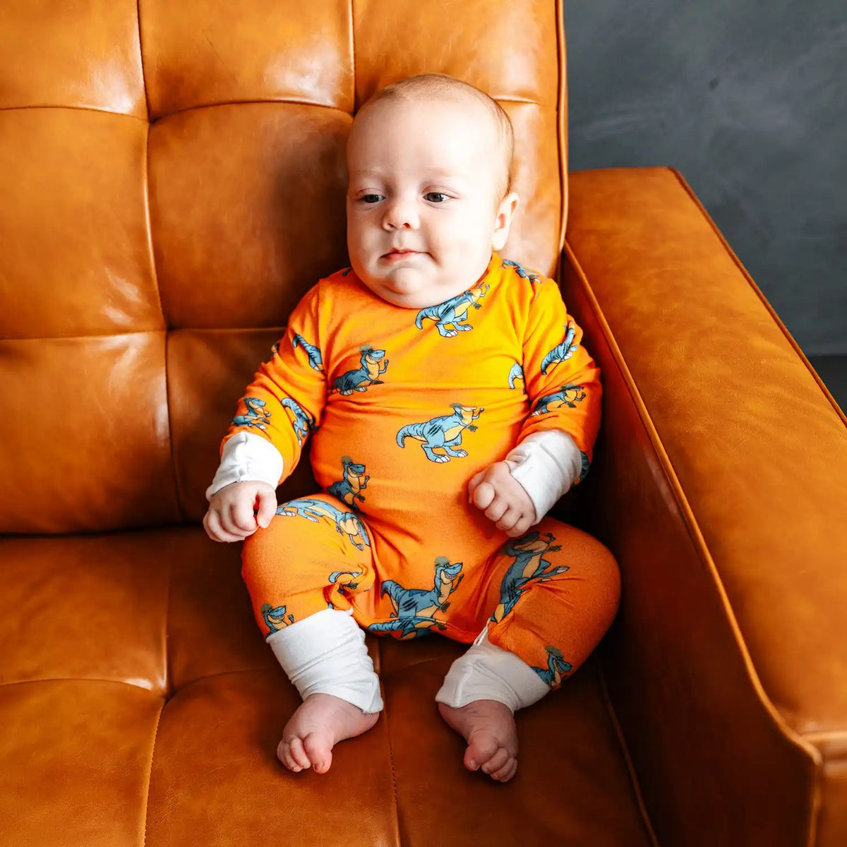 Dangerous Dino Infant Zippie Pajamas