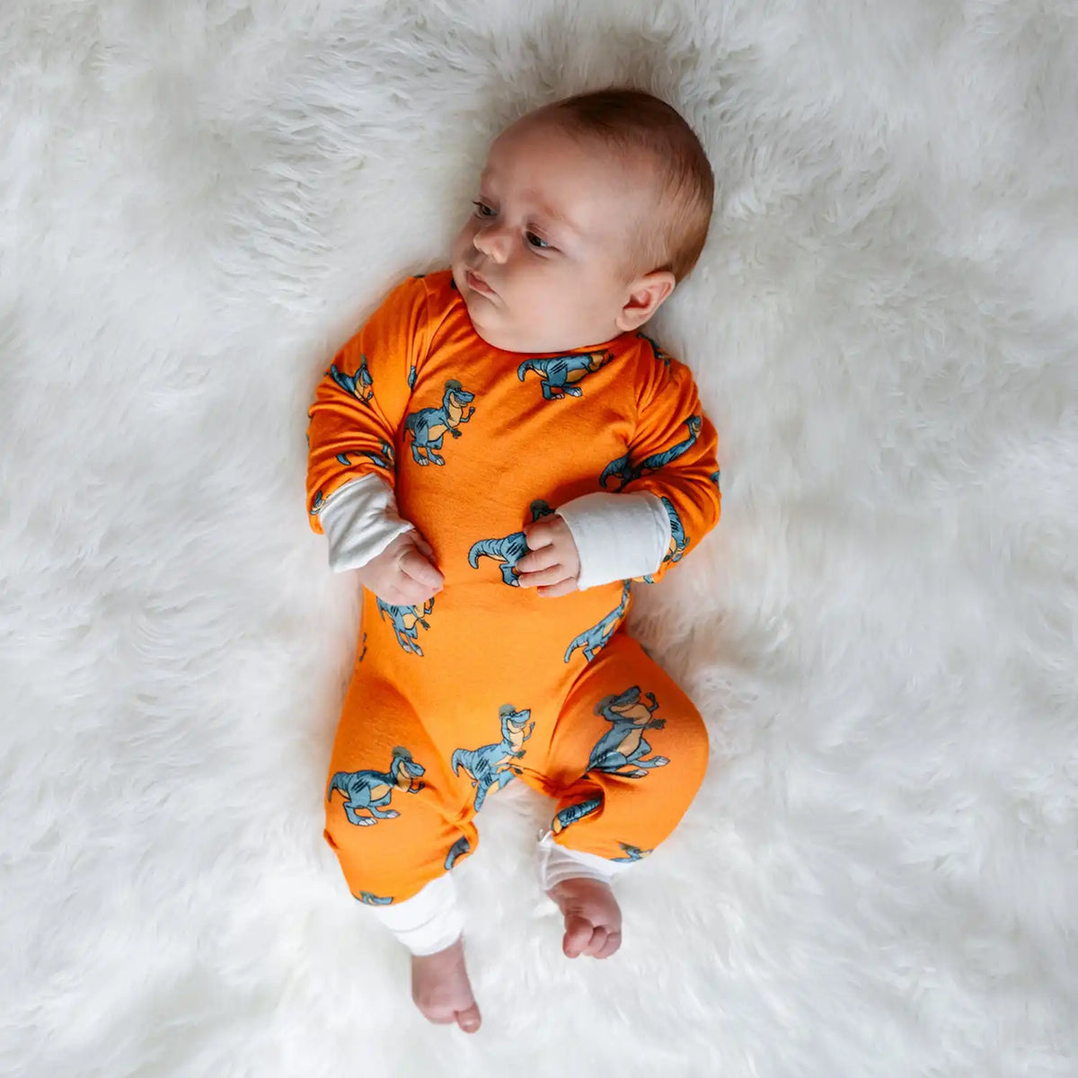 Dangerous Dino Infant Zippie Pajamas
