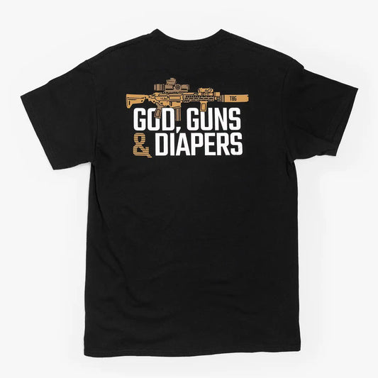God, Guns & Diapers T-shirt