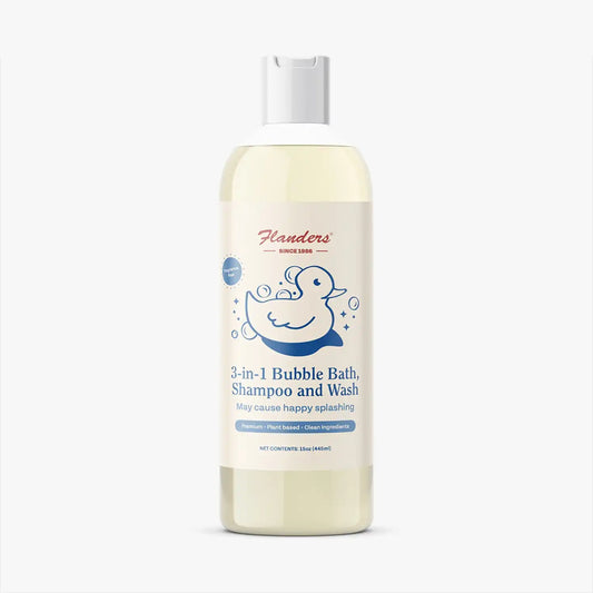 Flanders 3-in-1 Bubble Bath, Shampoo & Wash