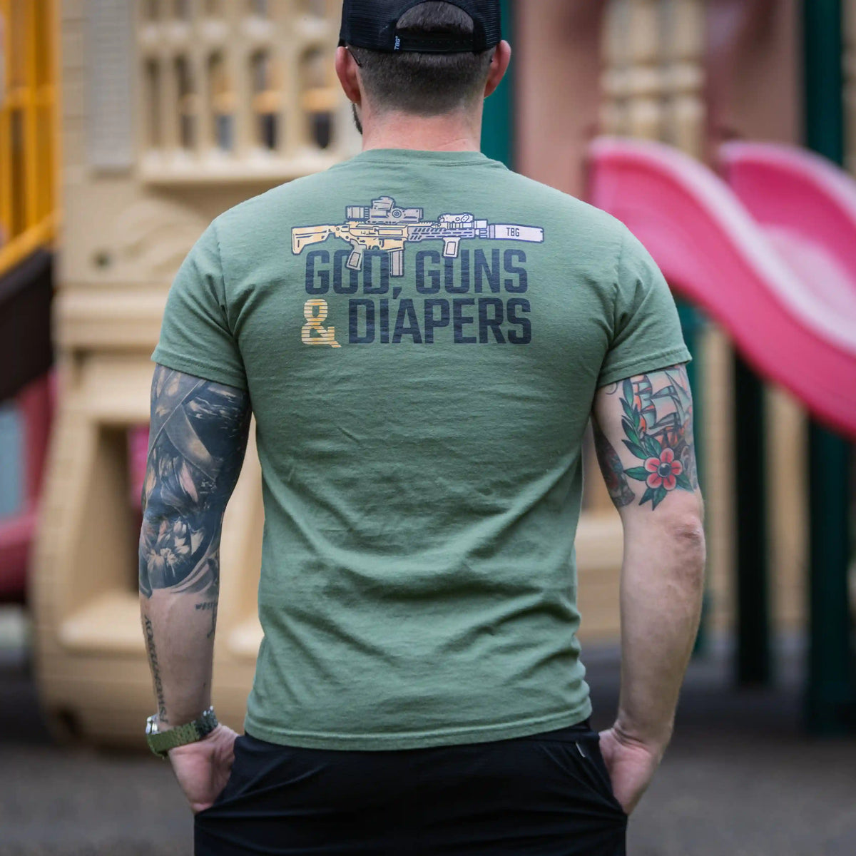 God, Guns & Diapers T-shirt