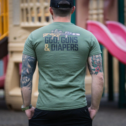 God, Guns & Diapers T-shirt