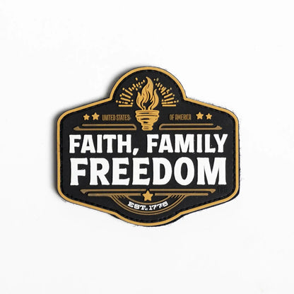 Faith, Family, Freedom Patch V2