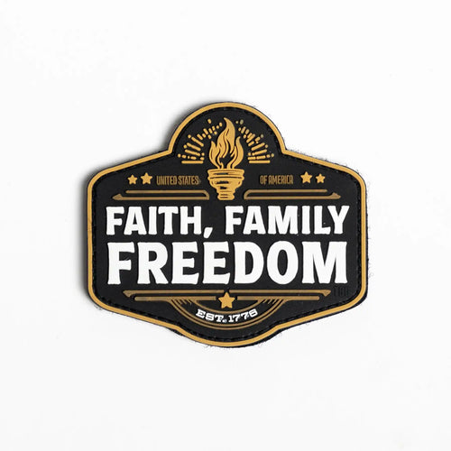 Faith, Family, Freedom Patch V2