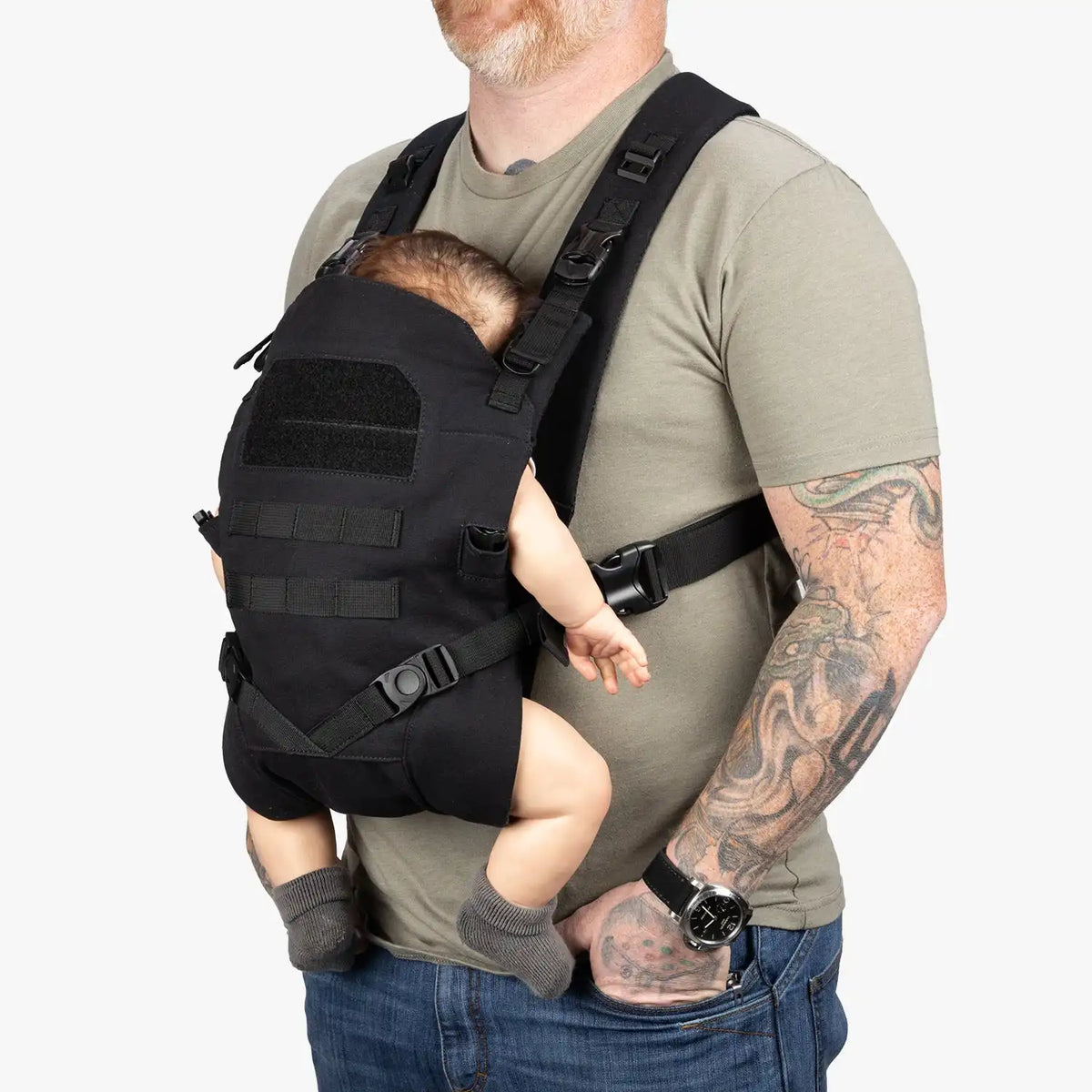 Everyday Diaper Bag Backpack + Baby Carrier Bundle