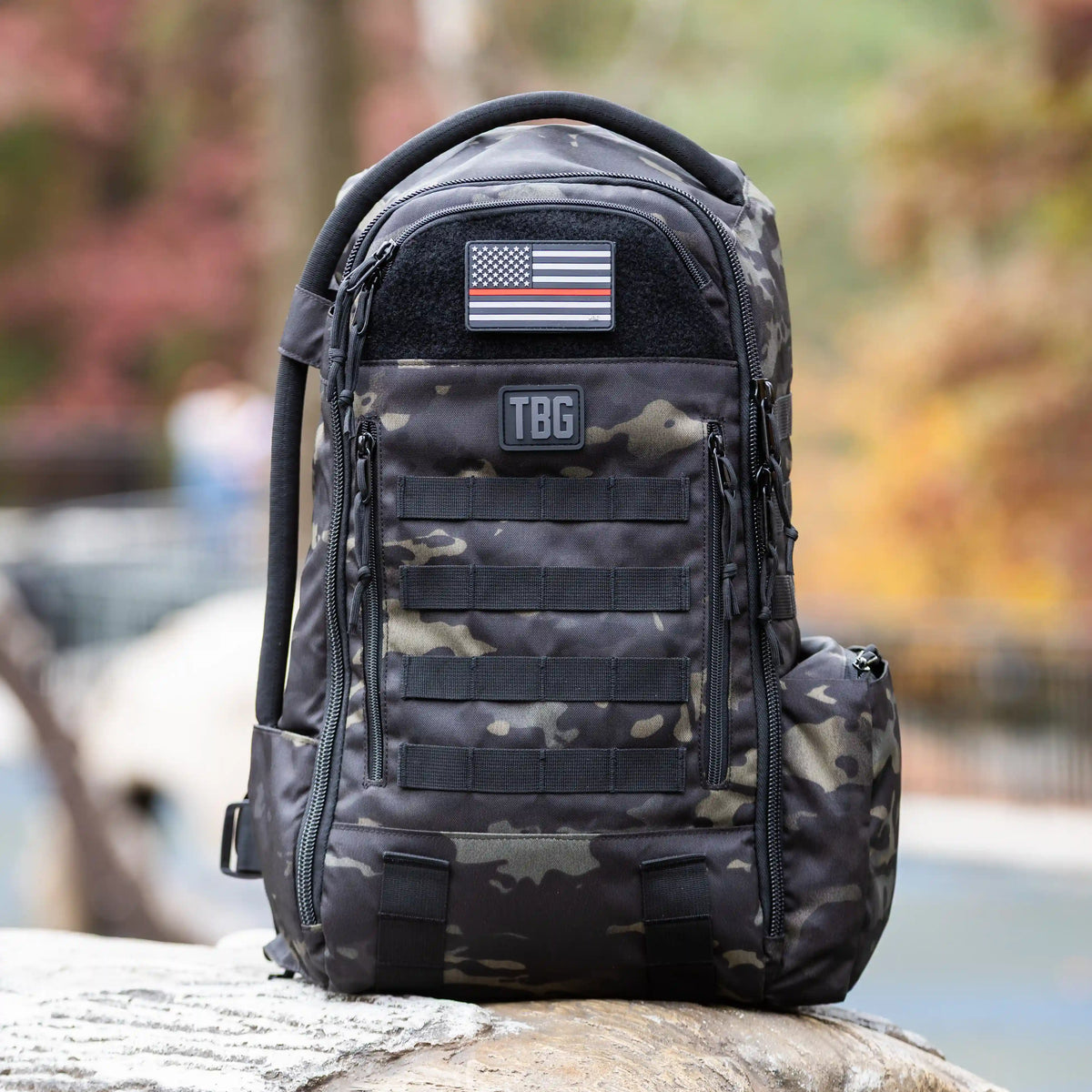 Thin Red Line USA Flag Patch