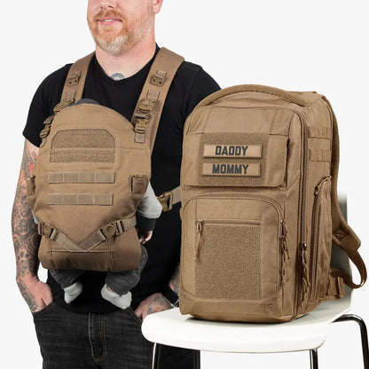 Everyday Diaper Bag Backpack + Baby Carrier Bundle