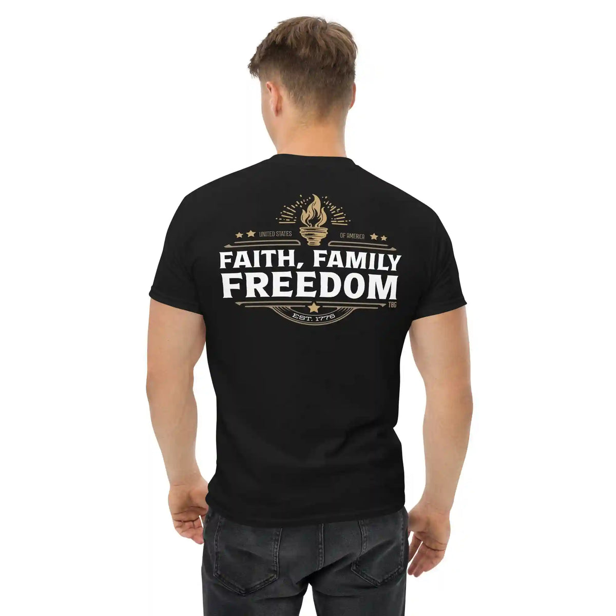 Faith, Family, Freedom - Torch