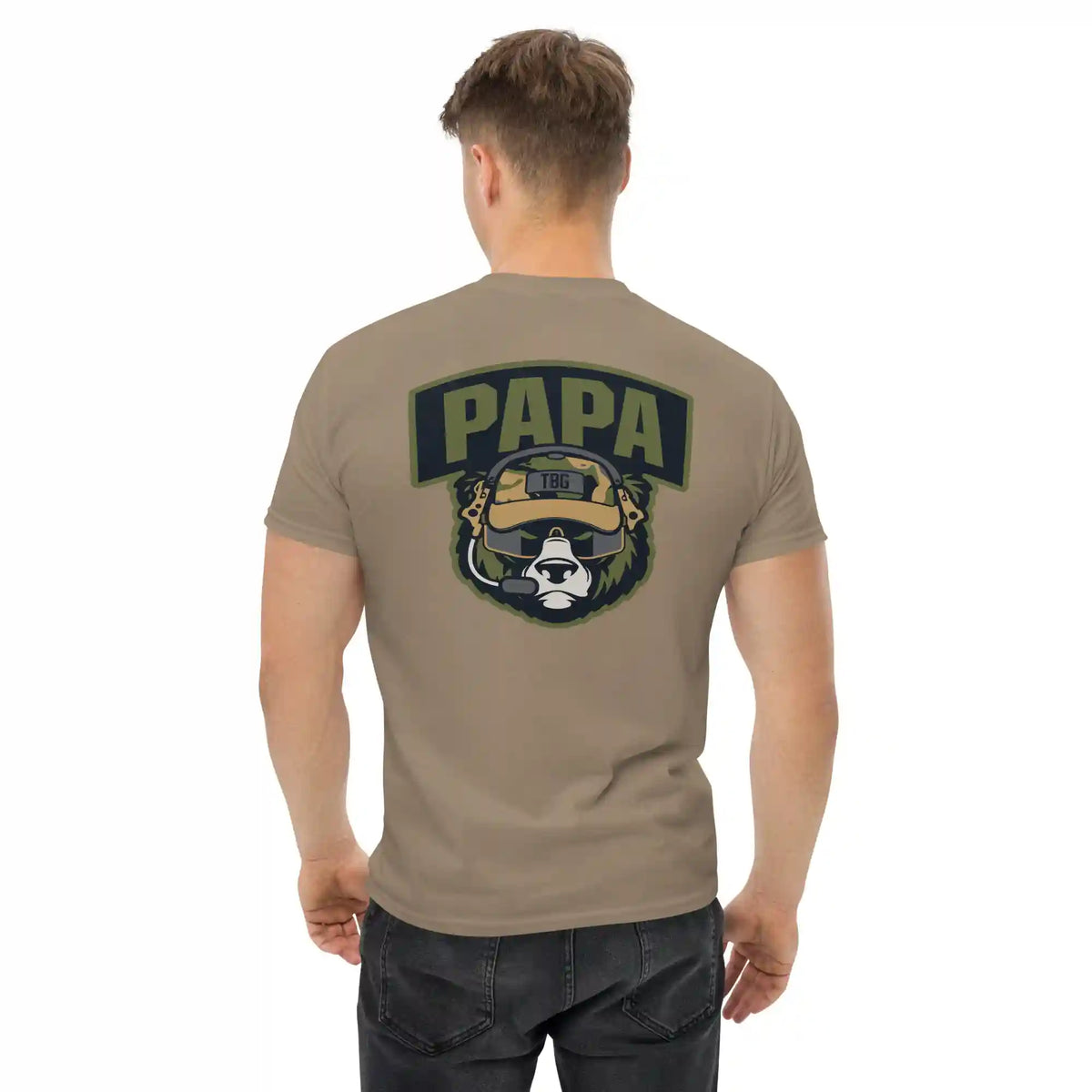 Papa Bear T-Shirt, OD Green