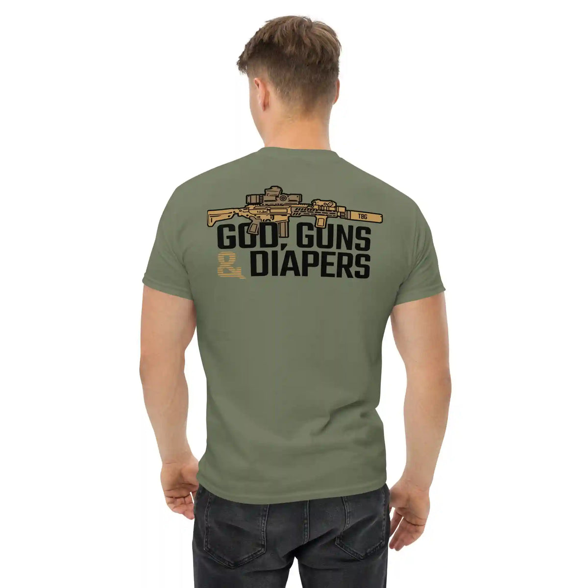 God, Guns & Diapers T-shirt
