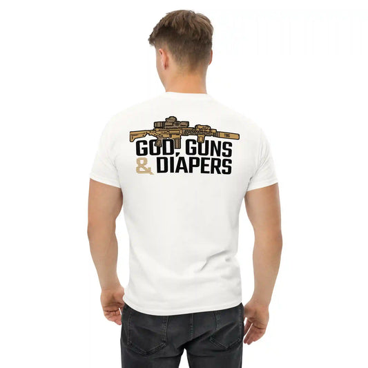 God, Guns & Diapers, WHITE