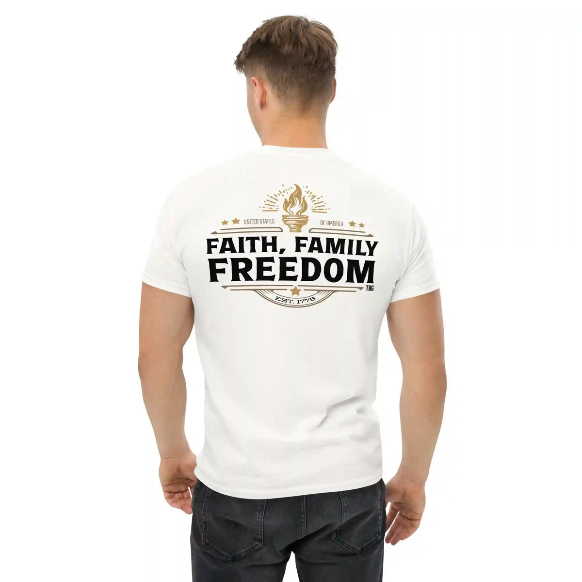 Faith, Family, Freedom - Torch