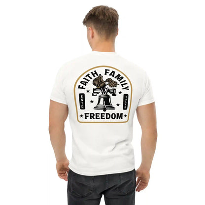 Faith Family Freedom - Liberty Bell,, White